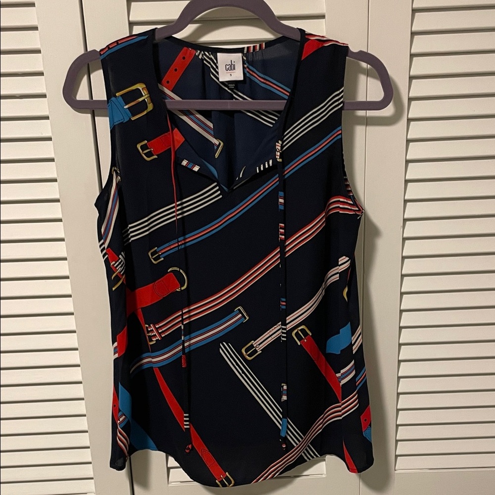 CAbi Hold Up Sleeveless Top